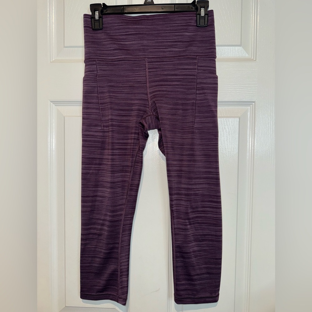 Athleta Purple Capri Leggings. Size S